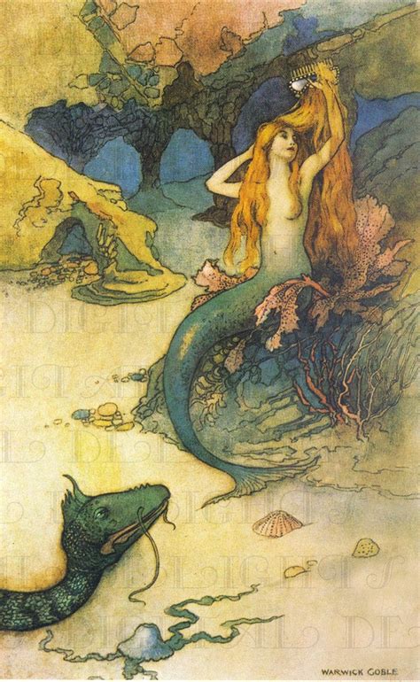 vintage mermaid decor|vintage mermaid illustration.